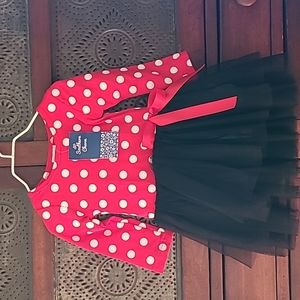 Girls Dress NWT 9-12 Months Lined Tulle Polka Dot